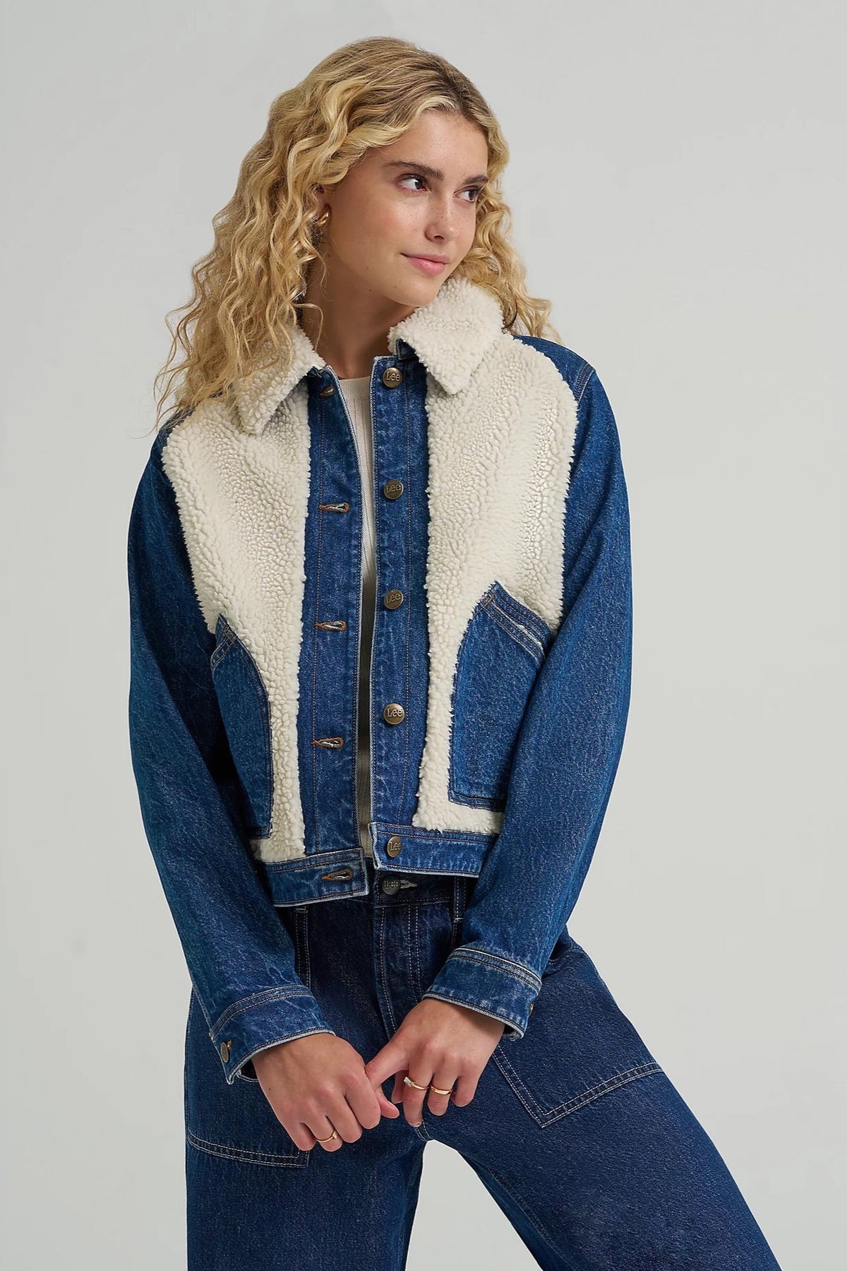 Mixed Media Jacket Outerwear Lee