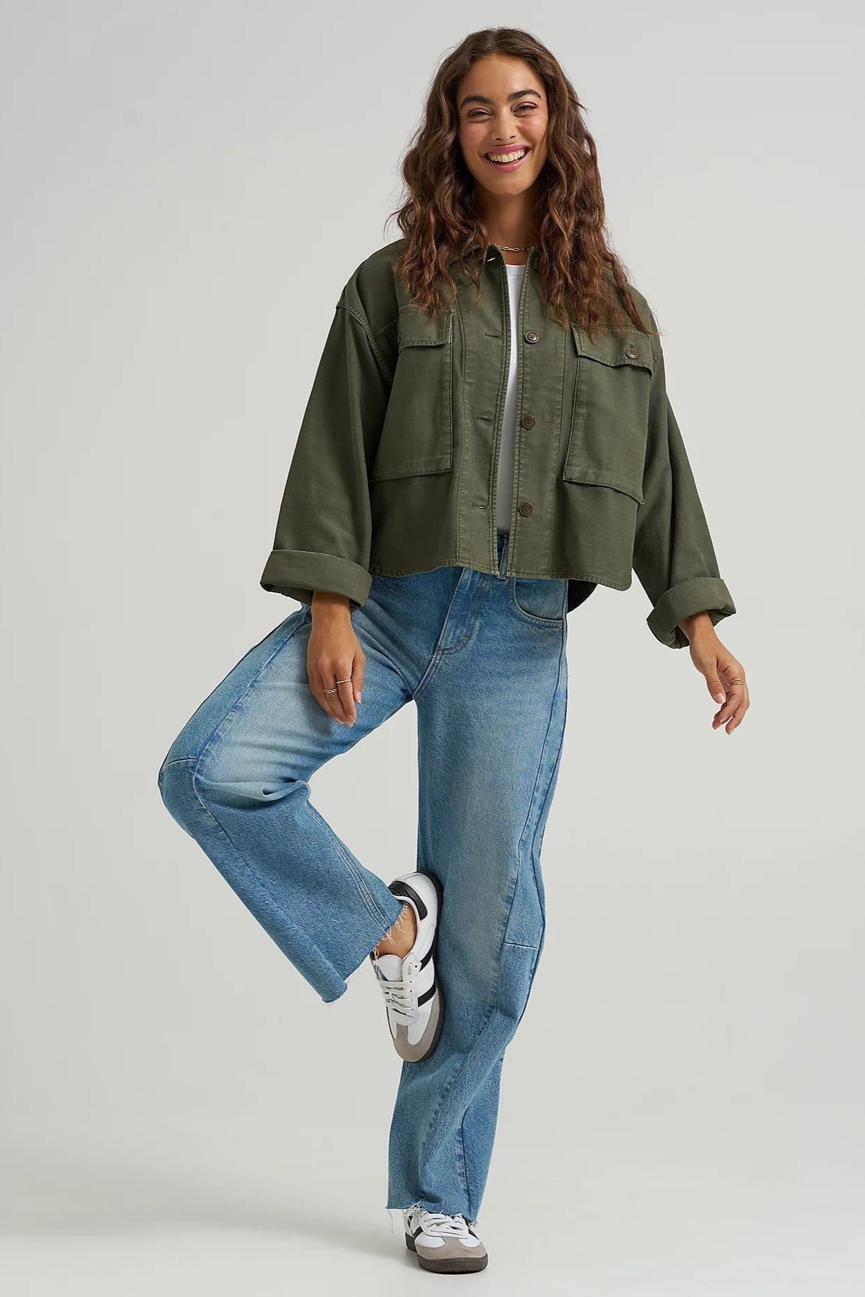 Utility Overshirt Tops Lee