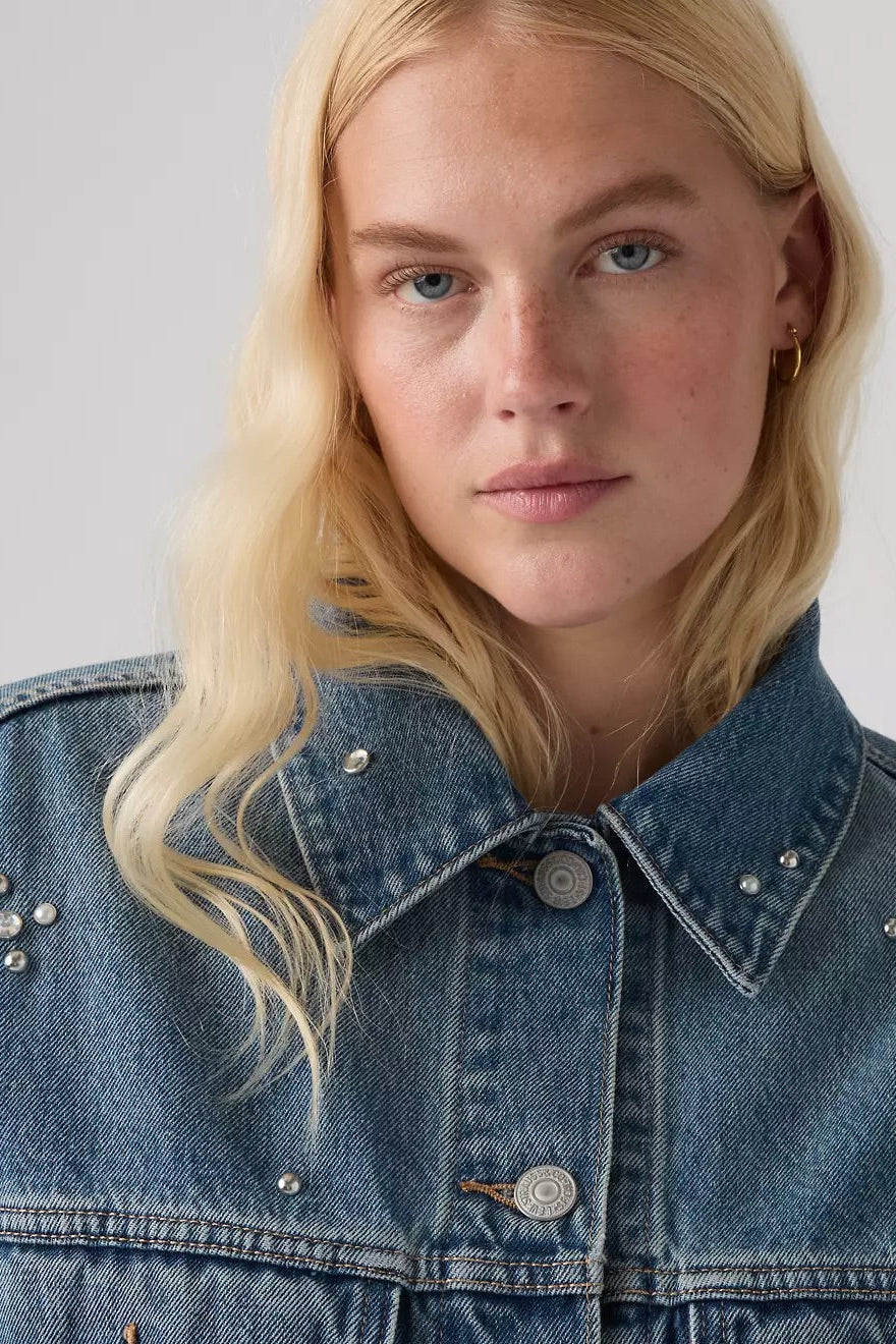Loose Crop Trucker Outerwear Levi's