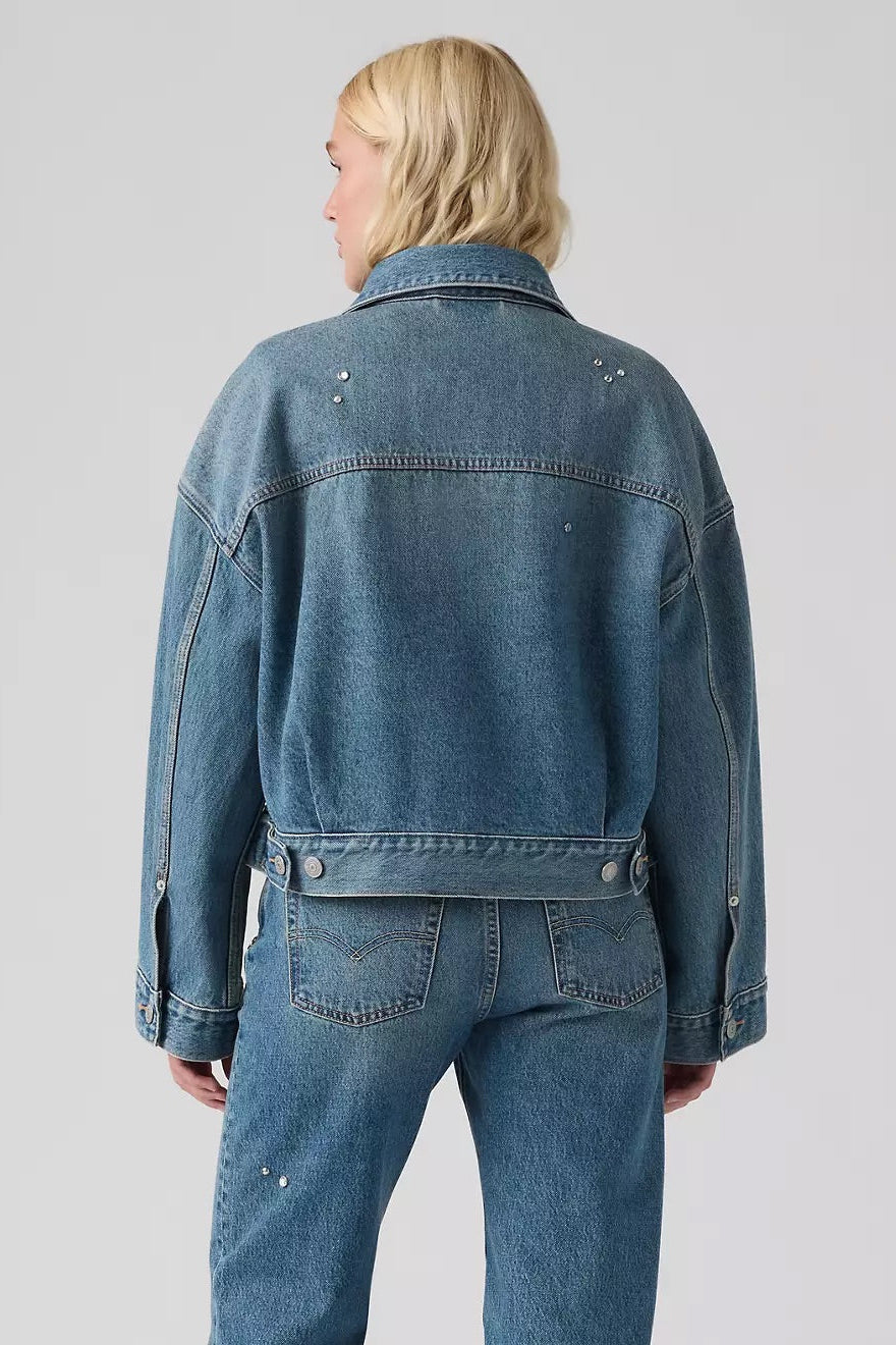 Loose Crop Trucker Outerwear Levi's