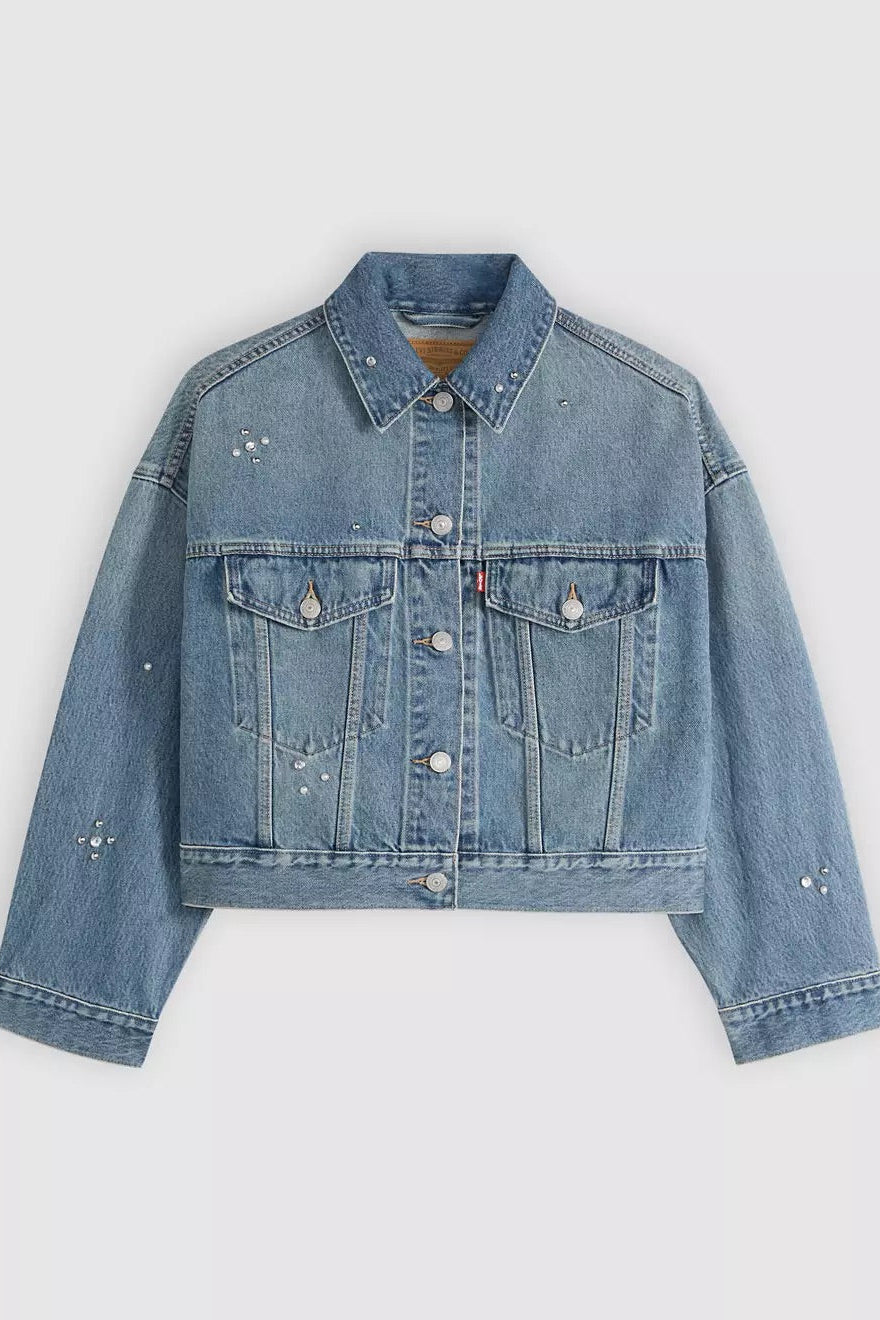 Loose Crop Trucker Outerwear Levi's