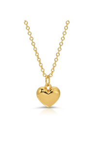 Luv Puff Heart Pendant 14Kt Gold Jewelry Jurate