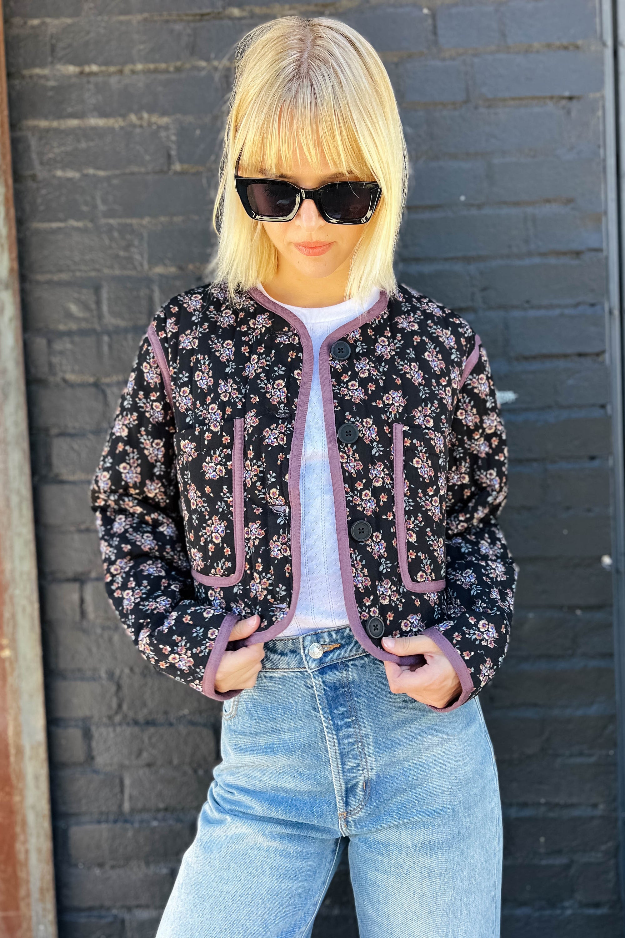 Fall Bloom Jacket Outerwear Blank NYC
