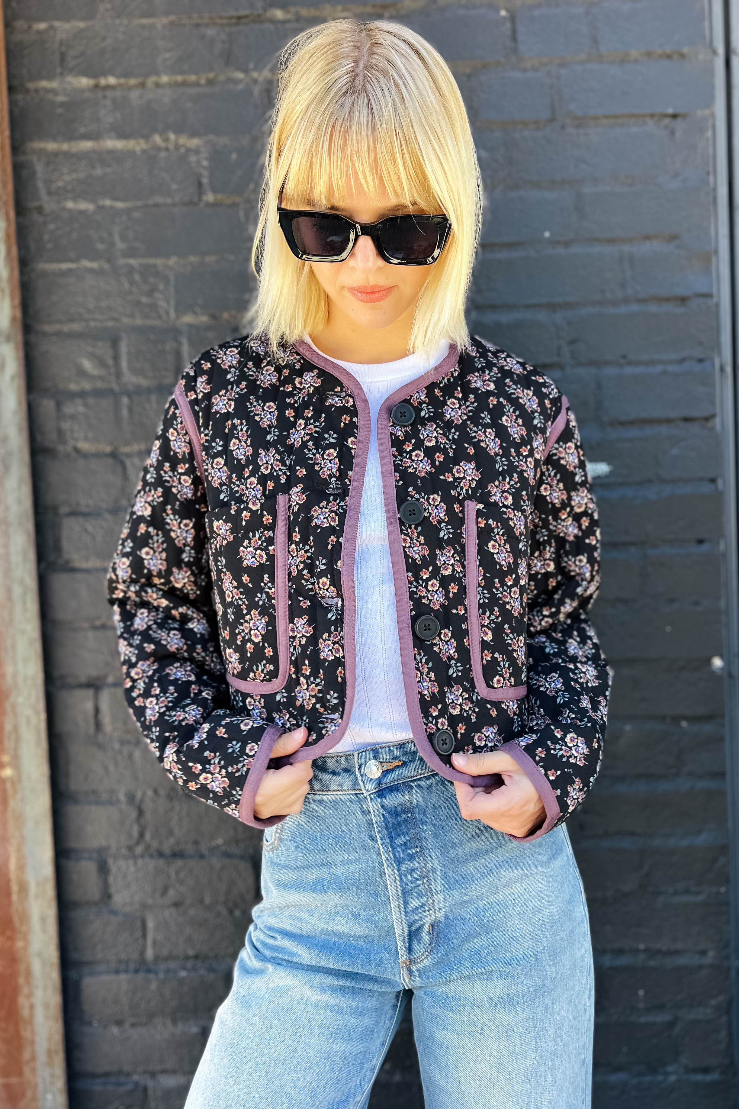 Fall Bloom Jacket Outerwear Blank NYC