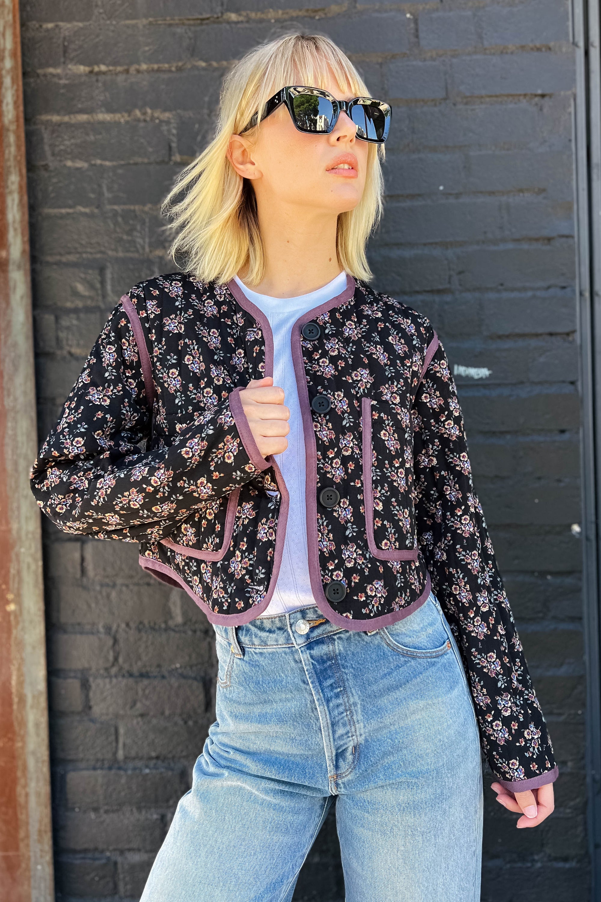 Fall Bloom Jacket Outerwear Blank NYC