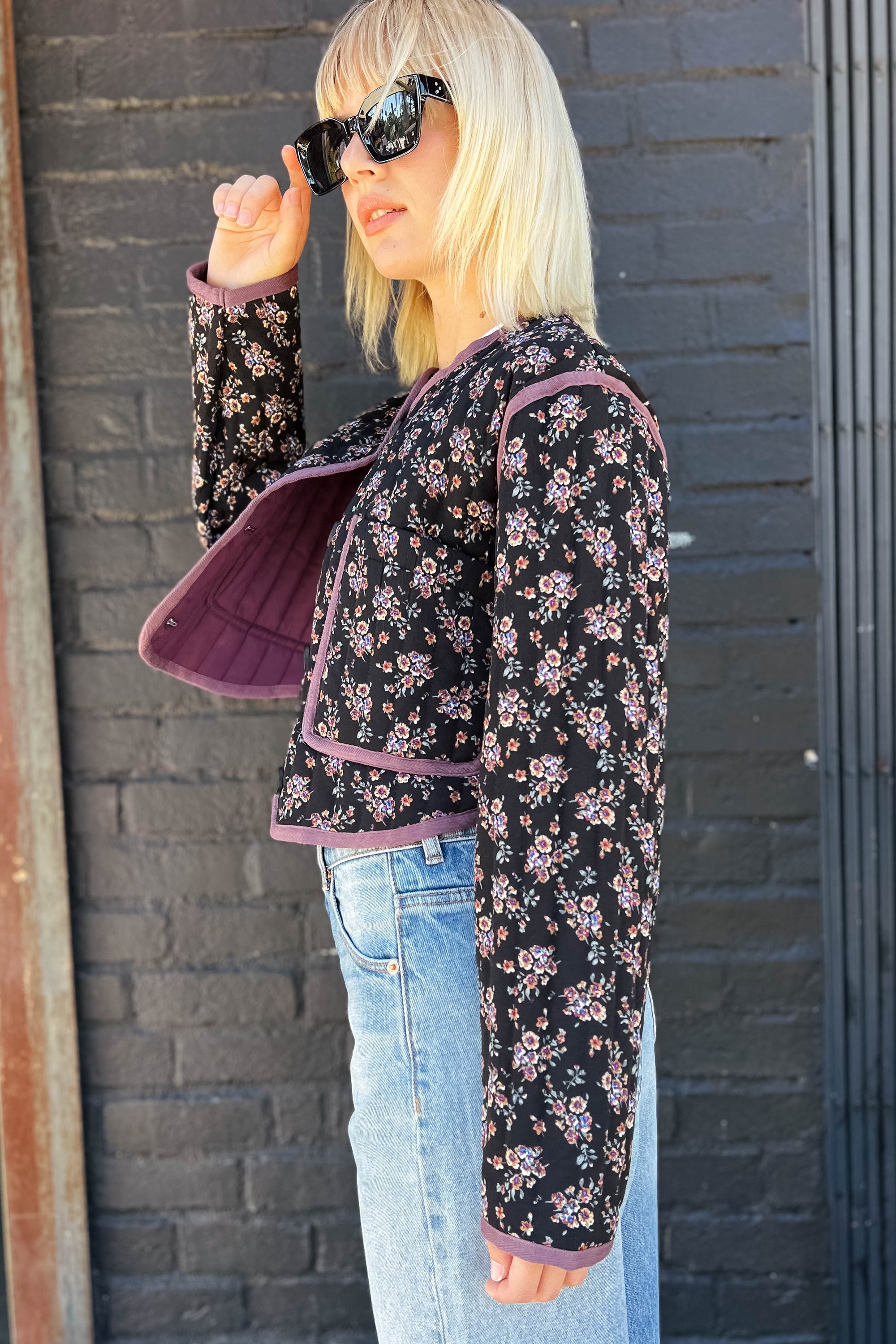 Fall Bloom Jacket Outerwear Blank NYC