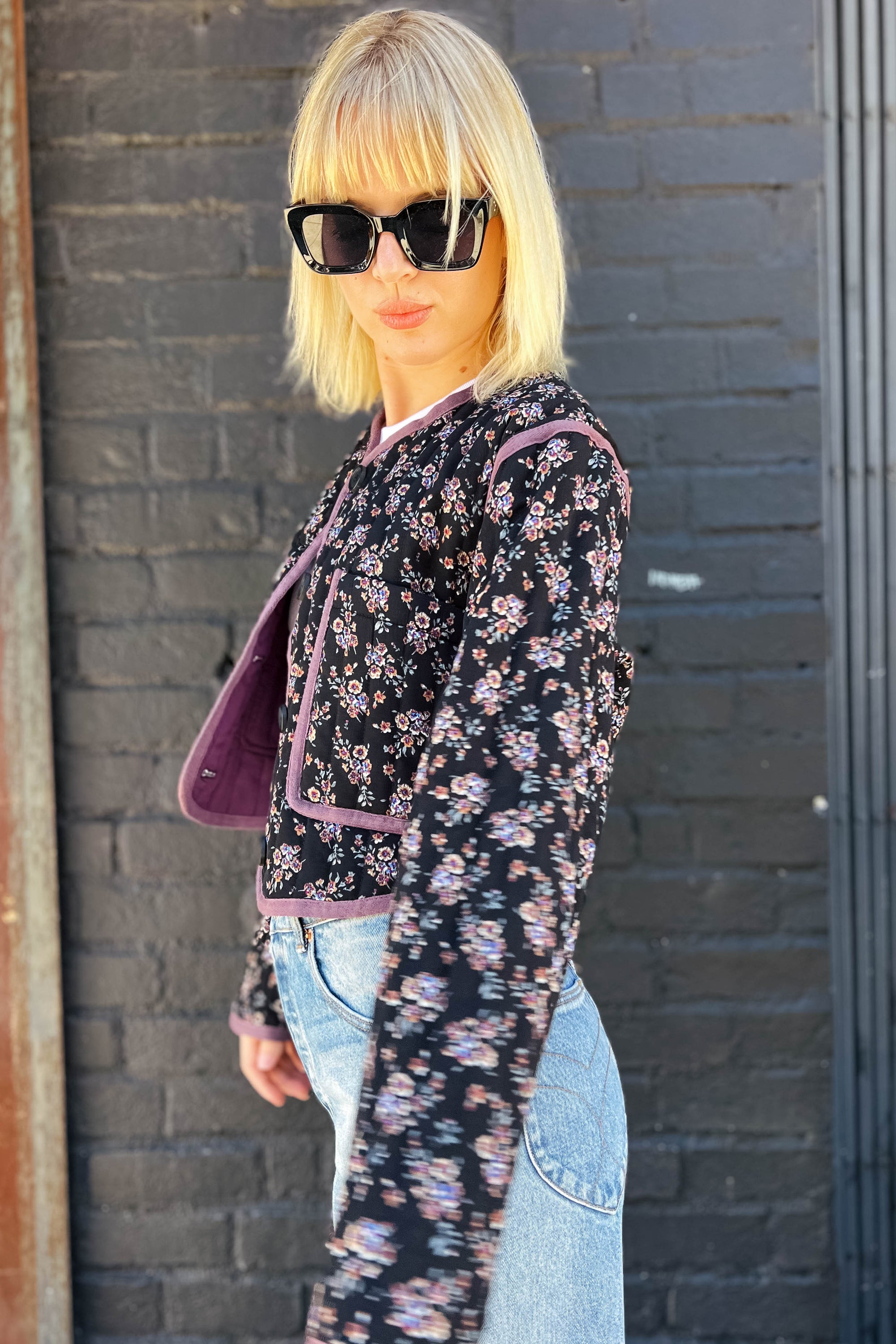 Fall Bloom Jacket Outerwear Blank NYC
