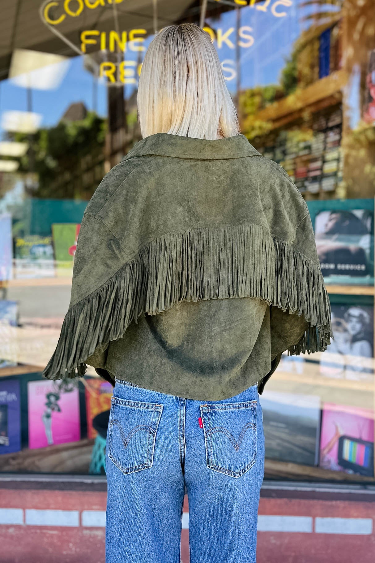Kale Chips Fringe Jacket Outerwear Blank NYC