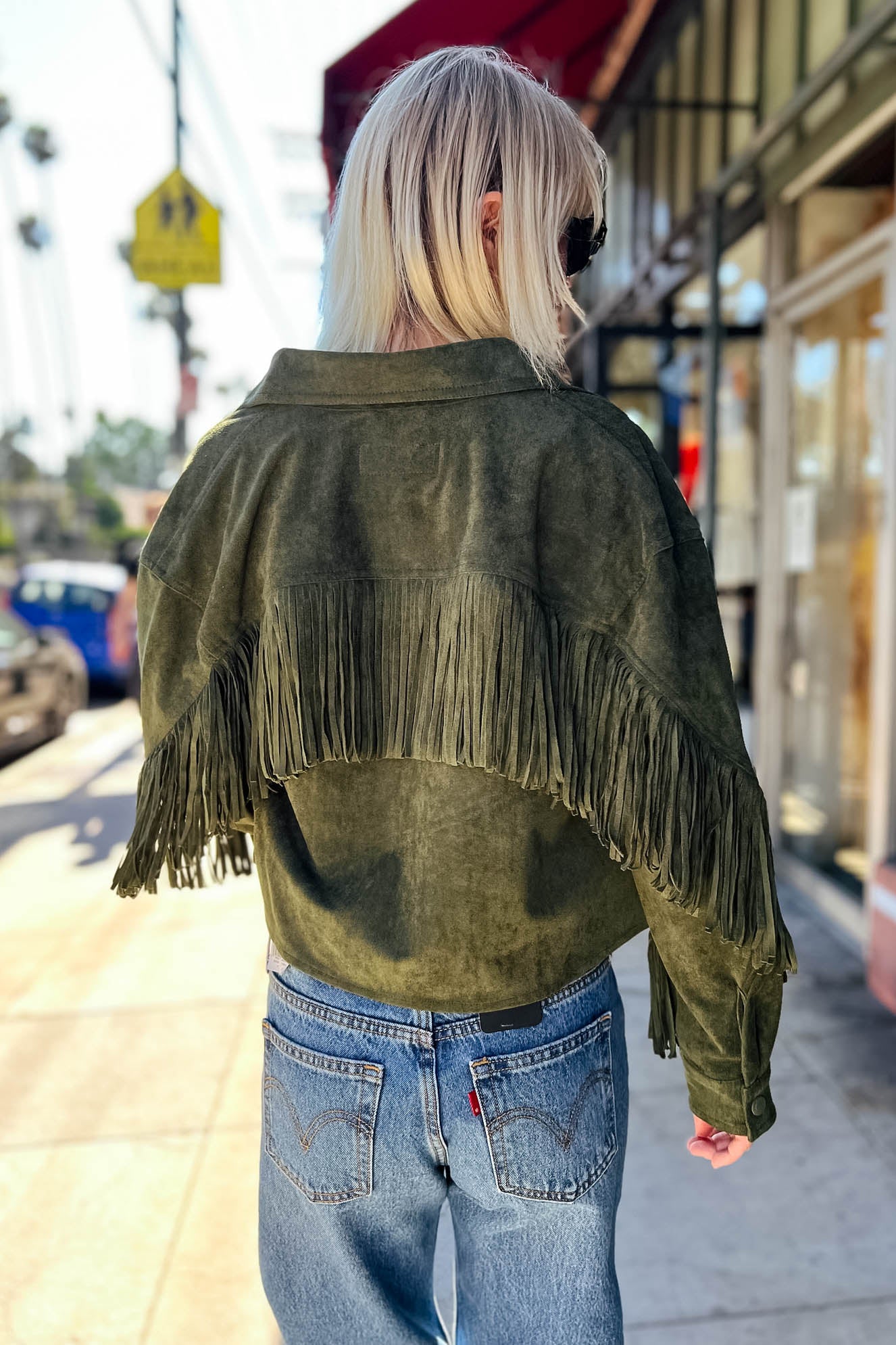Kale Chips Fringe Jacket Outerwear Blank NYC