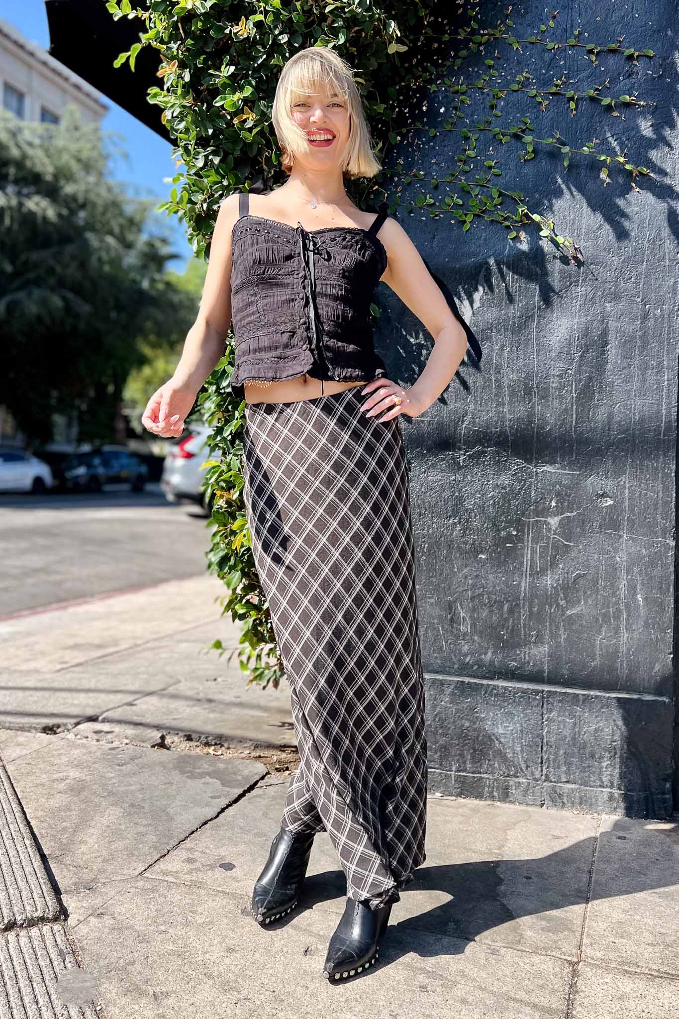 Europa Plaid Skirt Bottoms Z Supply