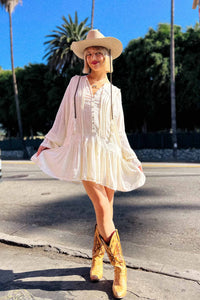 Haute Heirloom Mini Dress Dresses Free People
