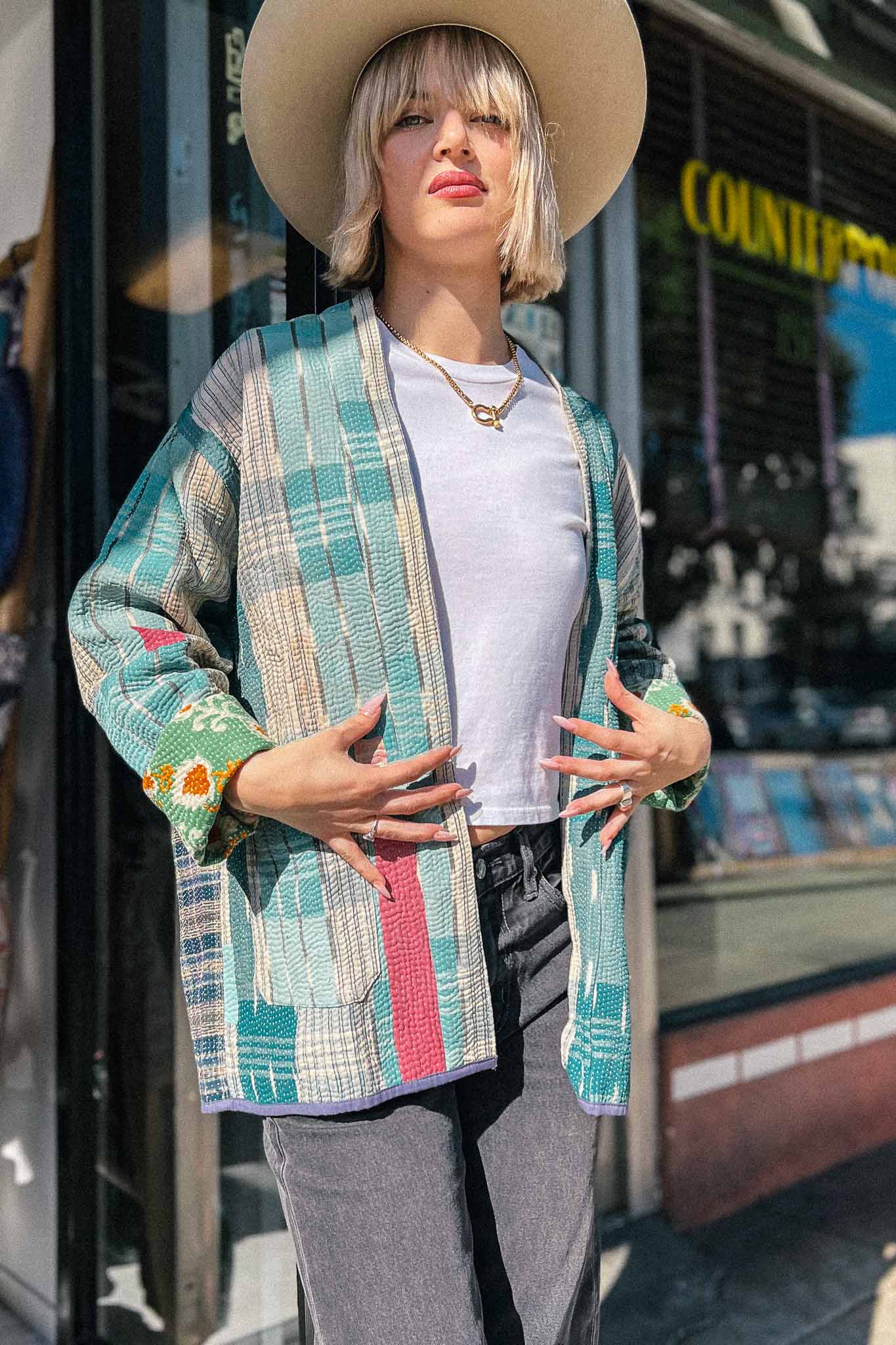 Kantha Jacket Kota Kantha Jacket The Canyon