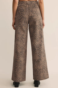 Marli Denim Leopard Pant Bottoms Z Supply