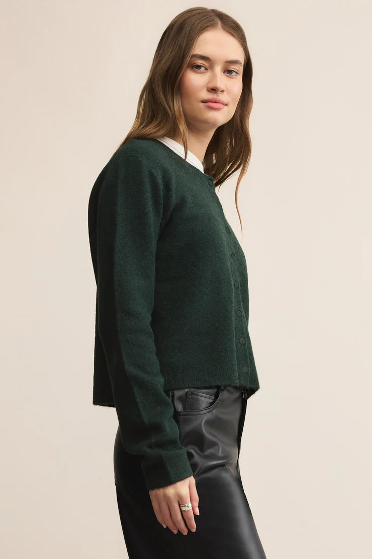Medina Cardigan - Garland Green
