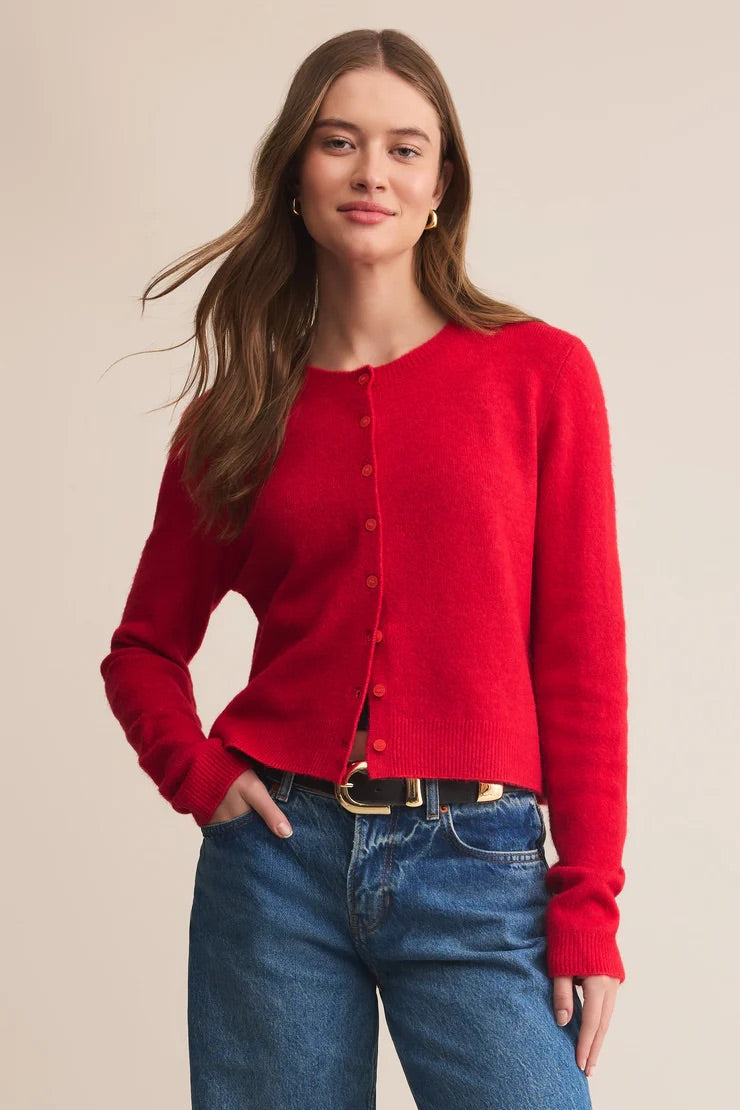 Medina Cardigan - Festive Red Sweaters Z Supply