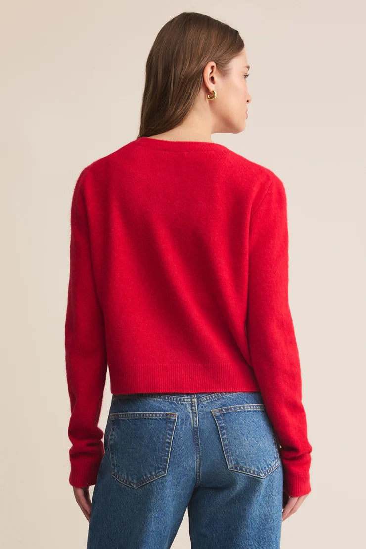 Medina Cardigan - Festive Red Sweaters Z Supply