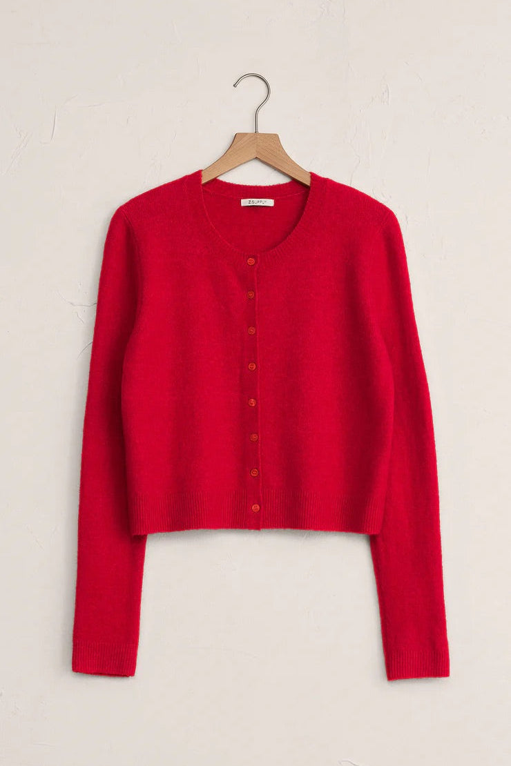 Medina Cardigan - Festive Red Sweaters Z Supply