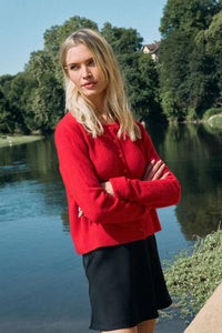 Medina Cardigan - Festive Red Sweaters Z Supply