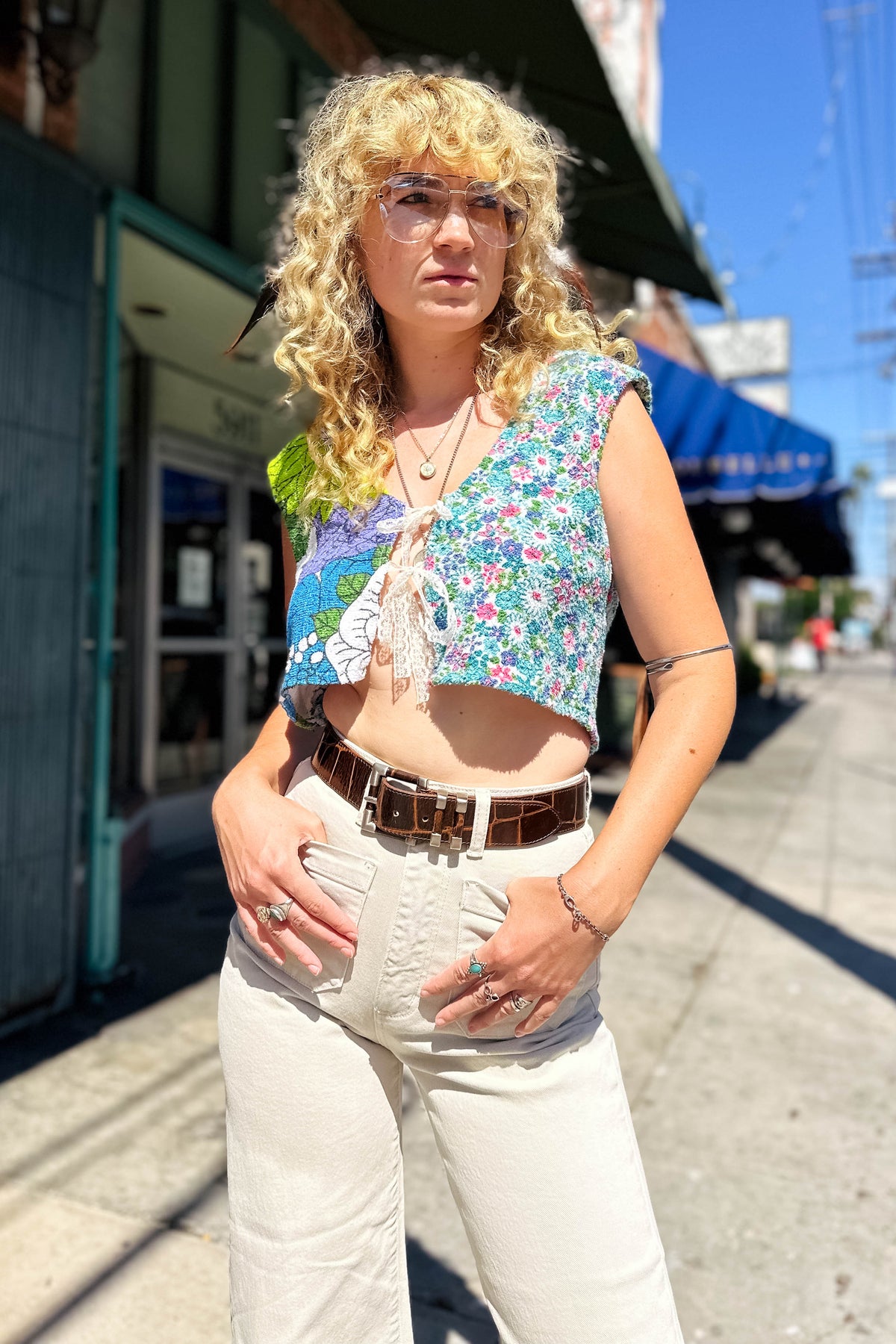 LBD Terry Top - Blue Tops LBD