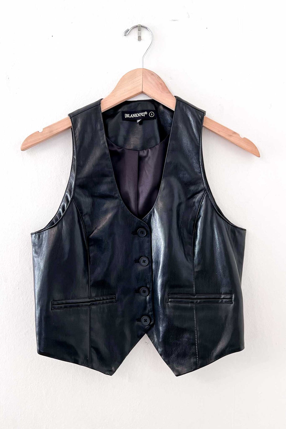 Vegan Vest Outerwear Blank NYC