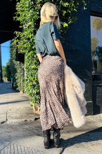 Izabel Leopard Skirt Bottoms Z Supply
