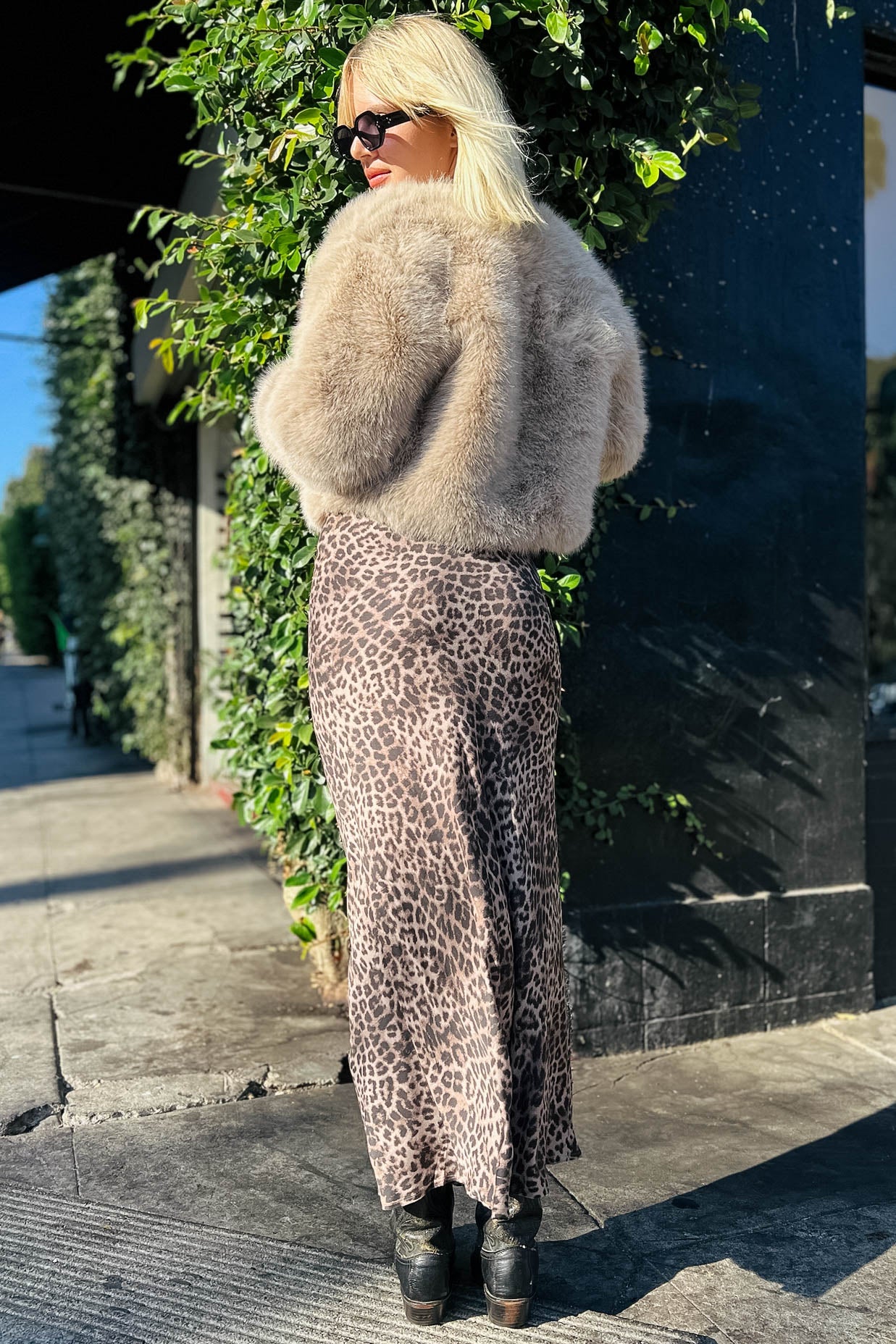 Izabel Leopard Skirt Bottoms Z Supply