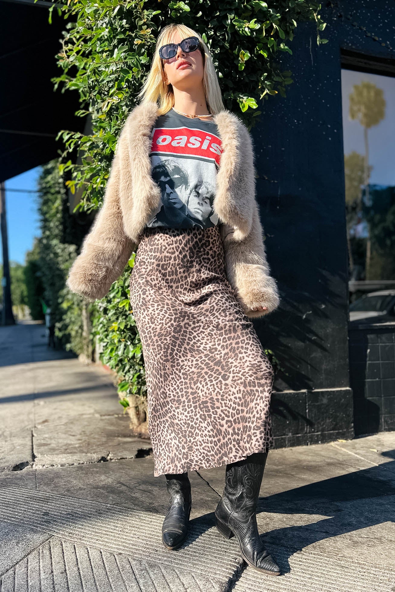 Izabel Leopard Skirt Bottoms Z Supply