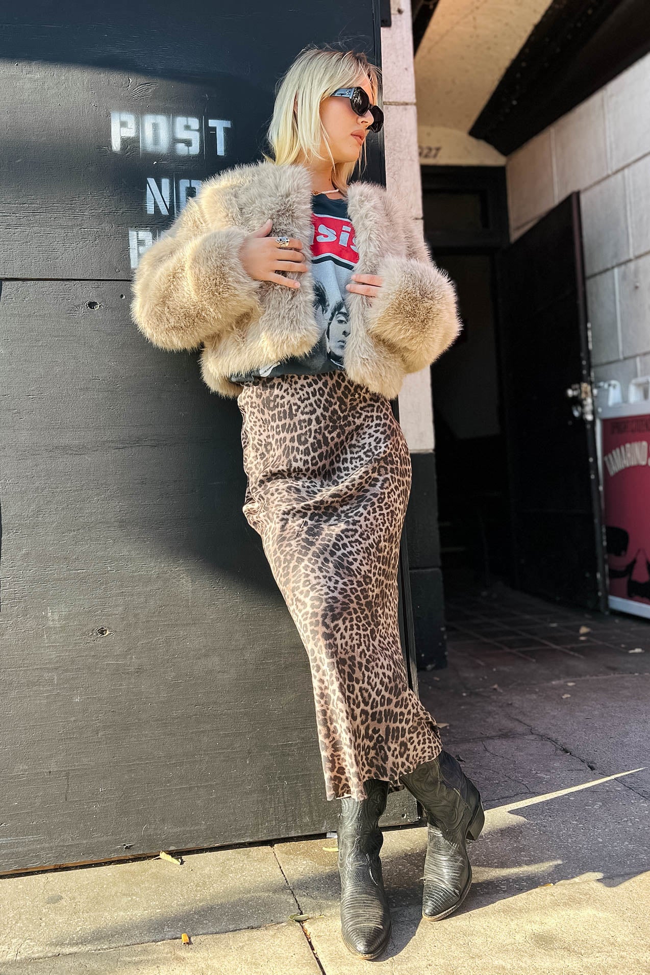 Izabel Leopard Skirt Bottoms Z Supply