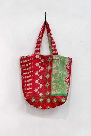 Vintage Kantha Tote - Lucky Blossom Accessories The Canyon