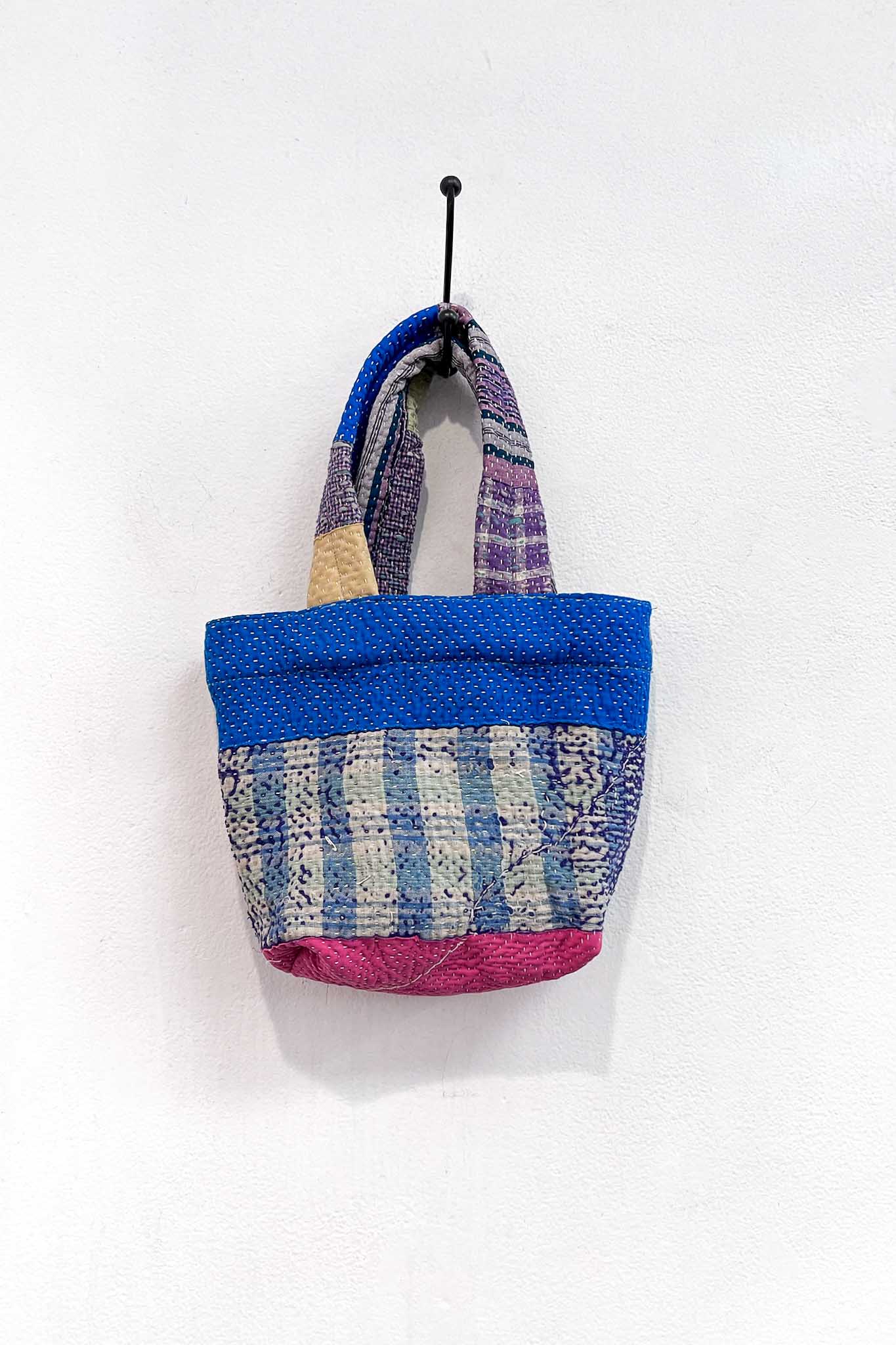 Vintage Kantha Mini Tote - Patchwork Accessories The Canyon