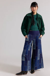 Patches Wide Leg Flare Bottoms Free People