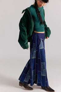 Patches Wide Leg Flare Bottoms Free People