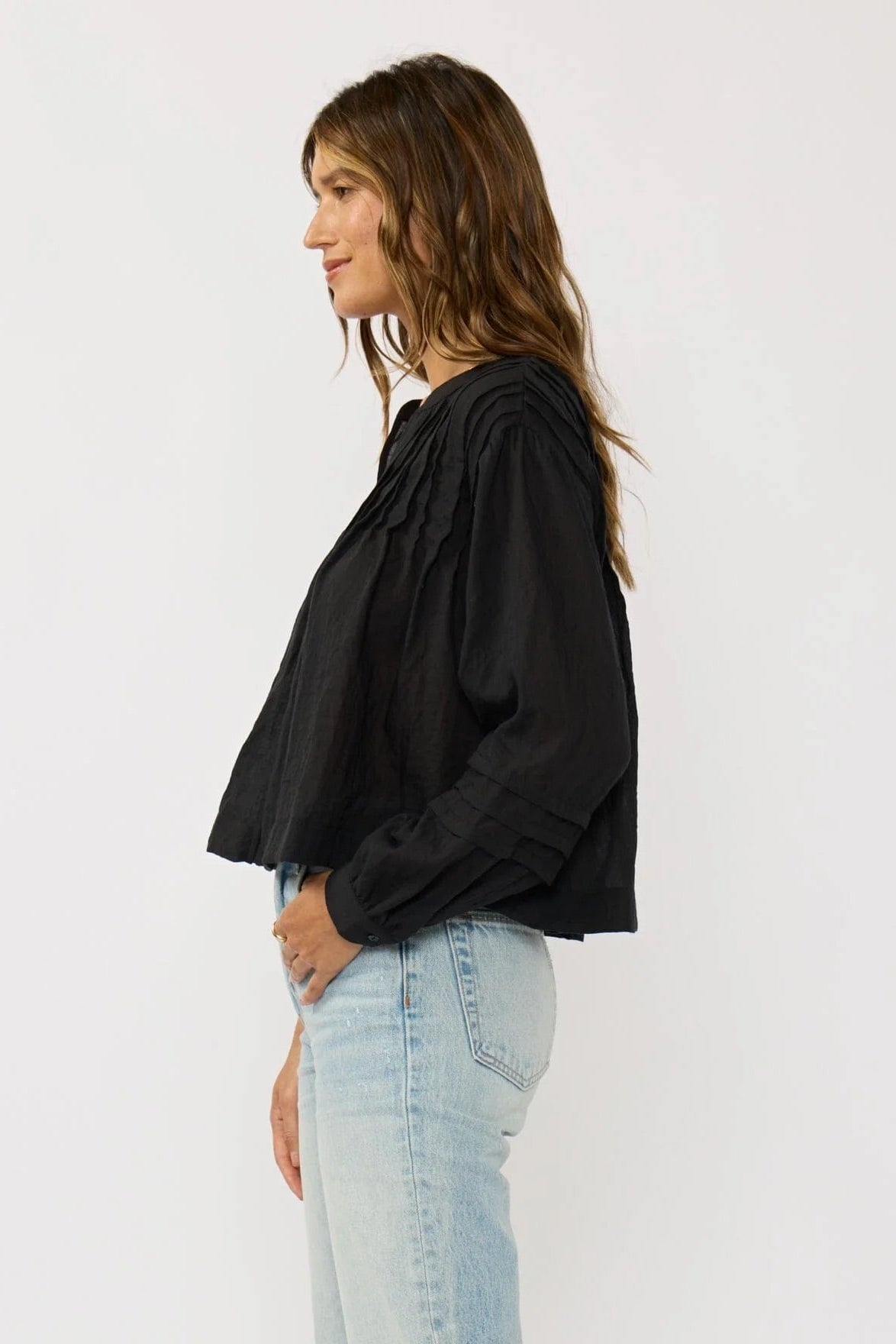Pintuck Blouse