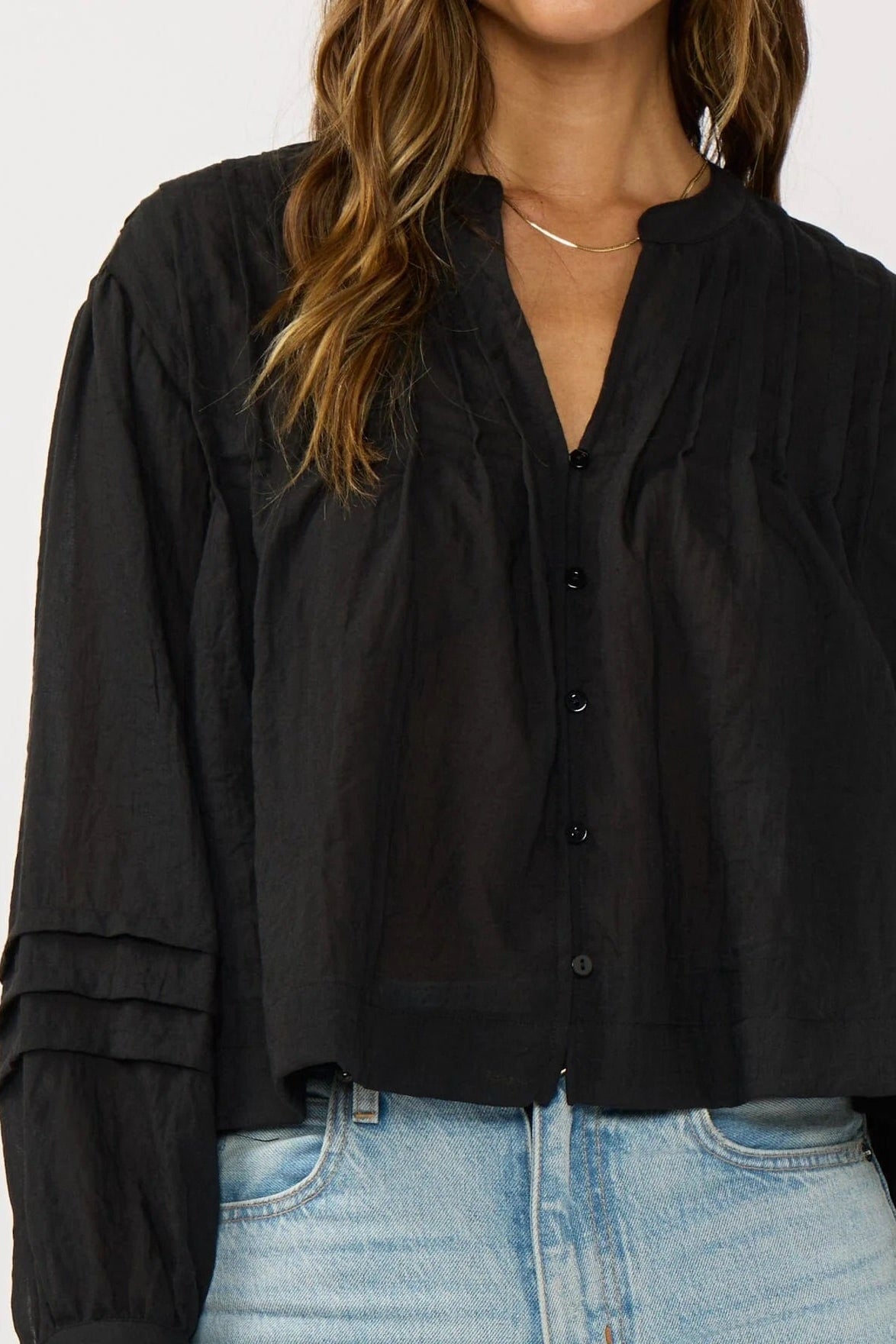Pintuck Blouse
