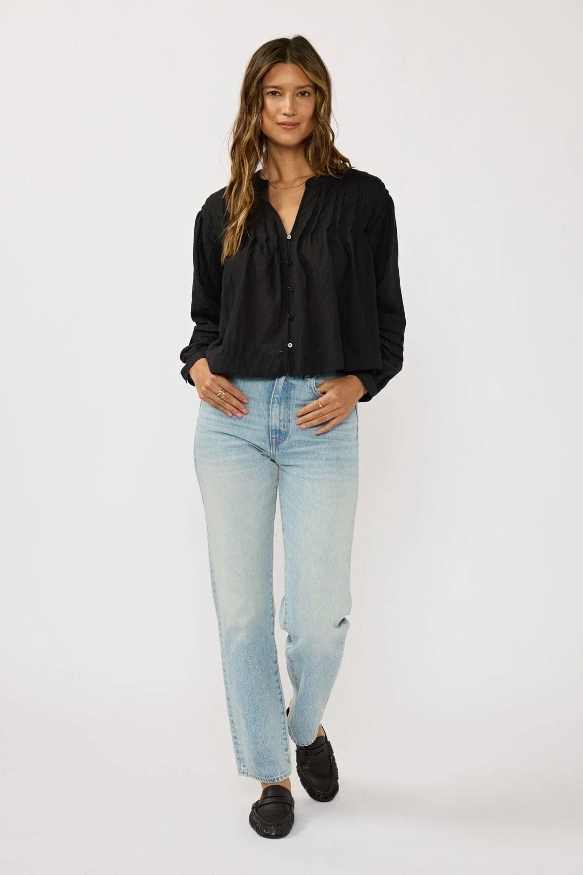 Pintuck Blouse