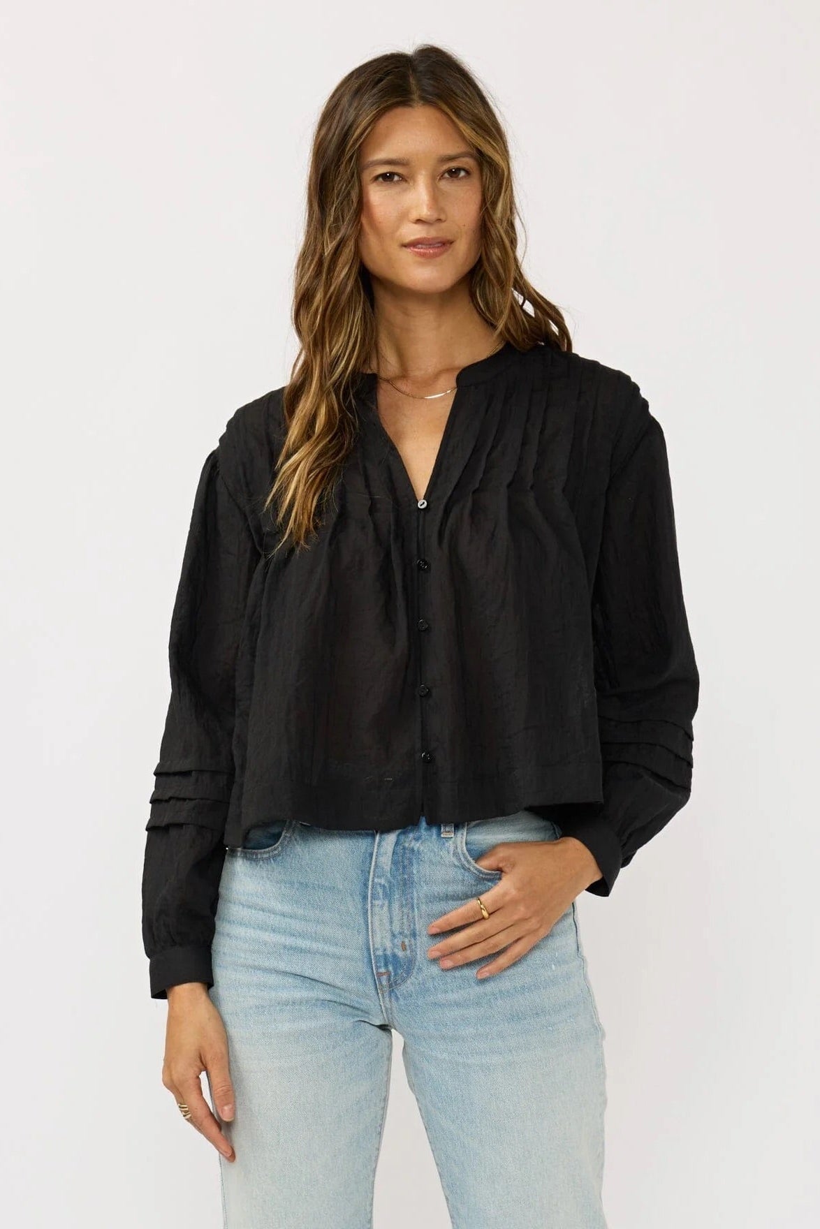 Pintuck Blouse