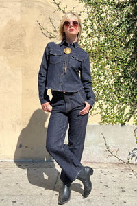 Thea Shrunken Rinse Shirt Tops Pistola