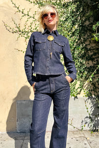 Thea Shrunken Rinse Shirt Tops Pistola