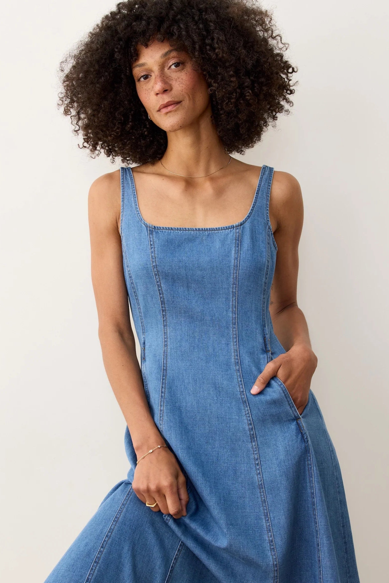 Roan Denim Maxi Dress - The Canyon Roan Denim Maxi Dress - The Canyon