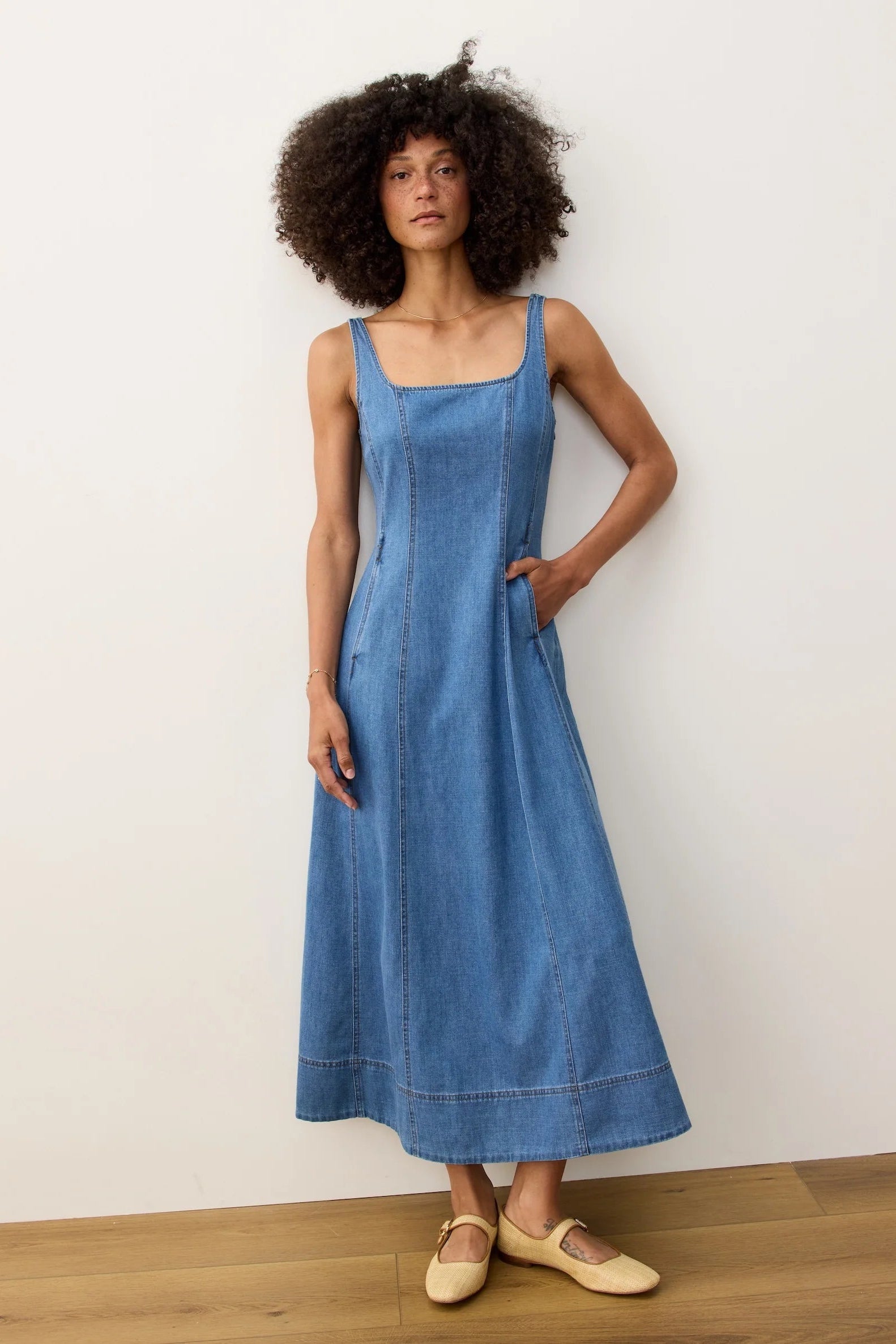 Roan Denim Maxi Dress - The Canyon Roan Denim Maxi Dress - The Canyon