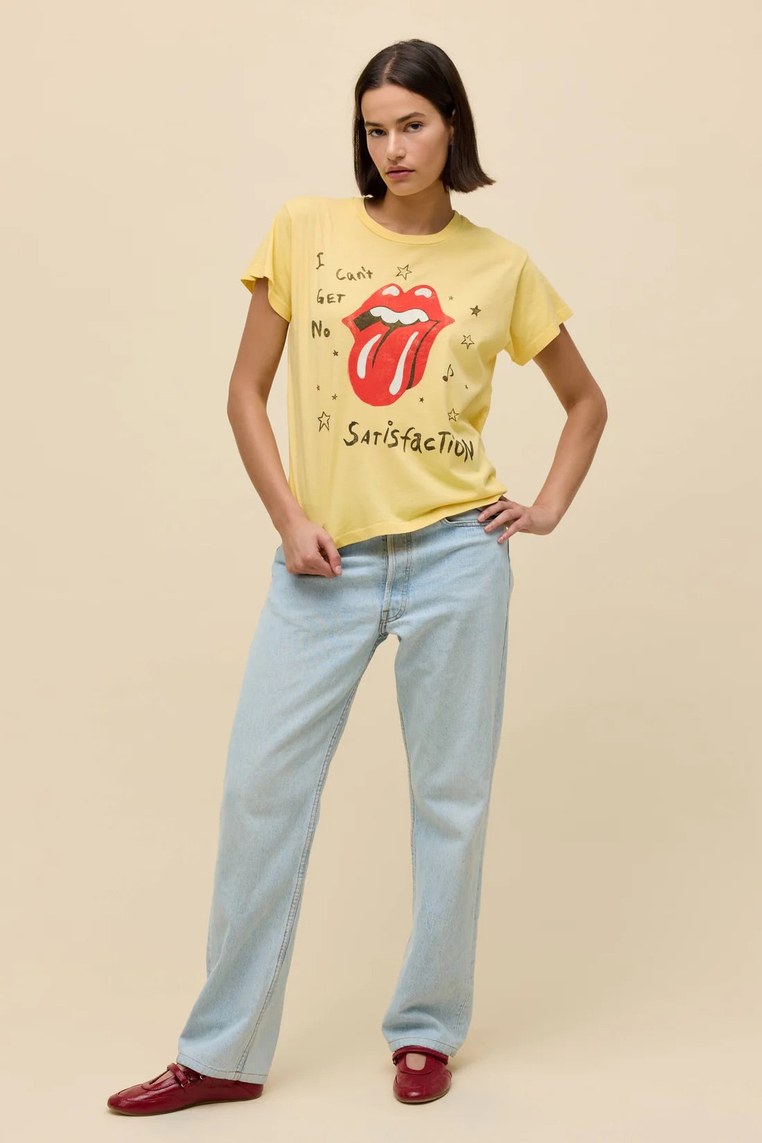 Rolling Stones Satisfaction Doodles Solo Tee Tops Daydreamer