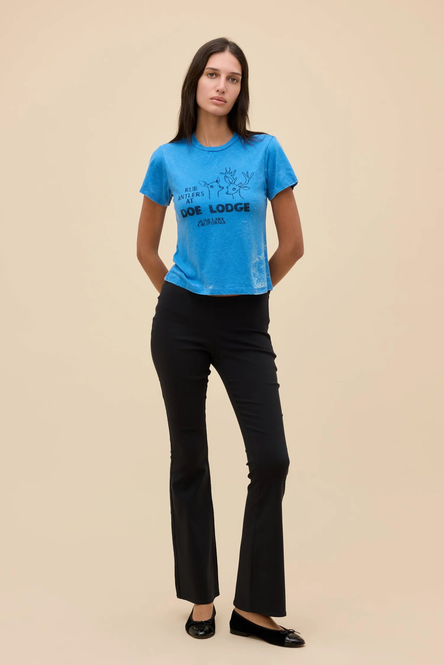 Rub Antlers Burnout Vintage Tee