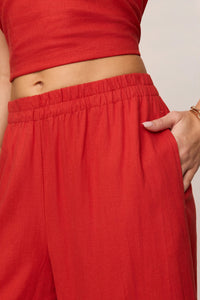 Scout Linen Pant - Chili Pepper Bottoms Z Supply
