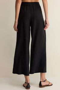 Scout Linen Pant - Black Bottoms Z Supply