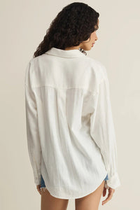 The Perfect Button Up - White Tops Z Supply
