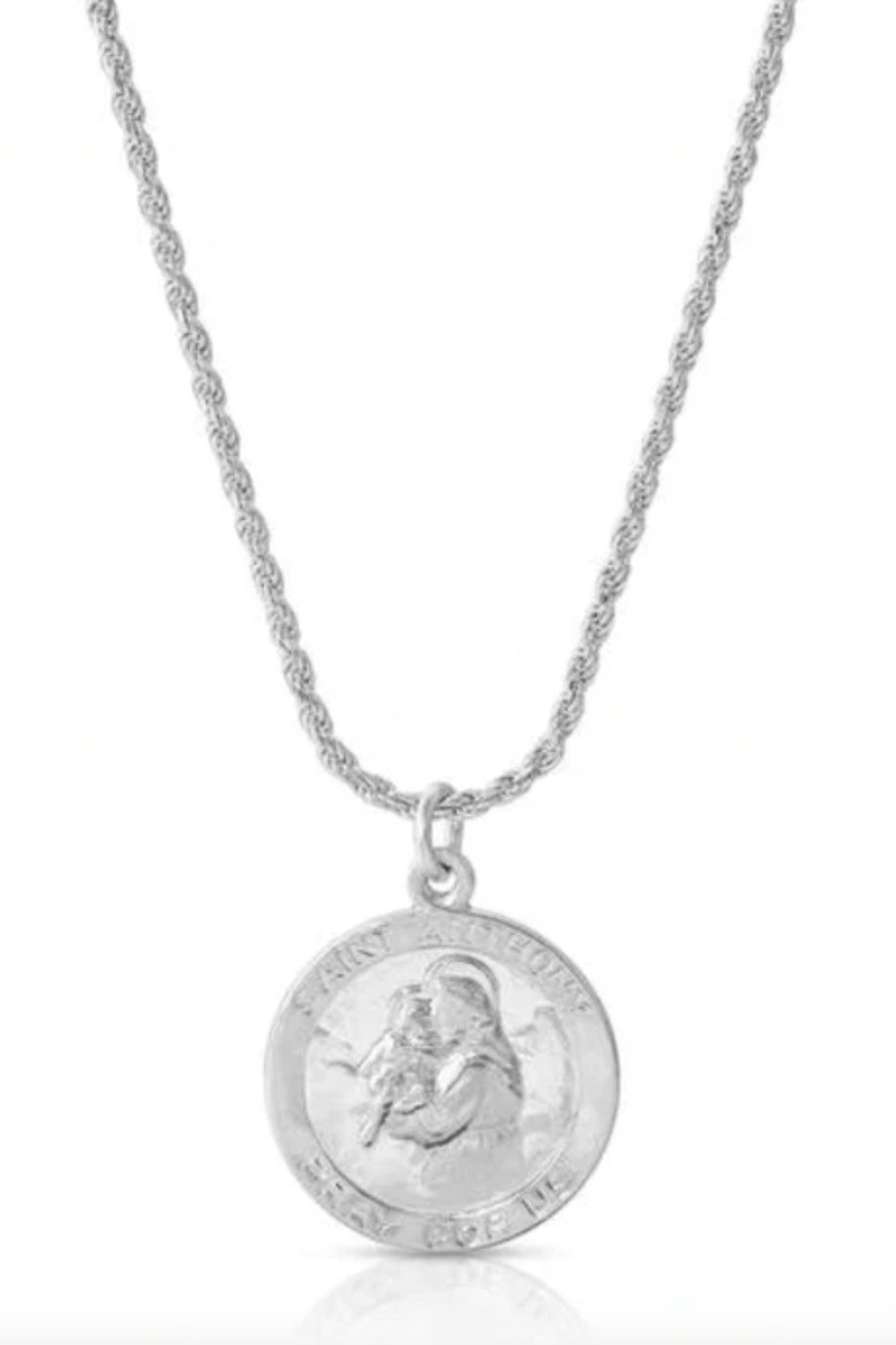 St. Anthony Necklace - Sterling Silver - The Canyon
