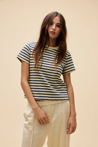Stripe Vintage Tee Tops Daydreamer