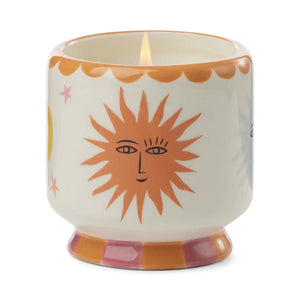 A Dopo 8oz Hand Painted Ceramic Candle Home Paddywax