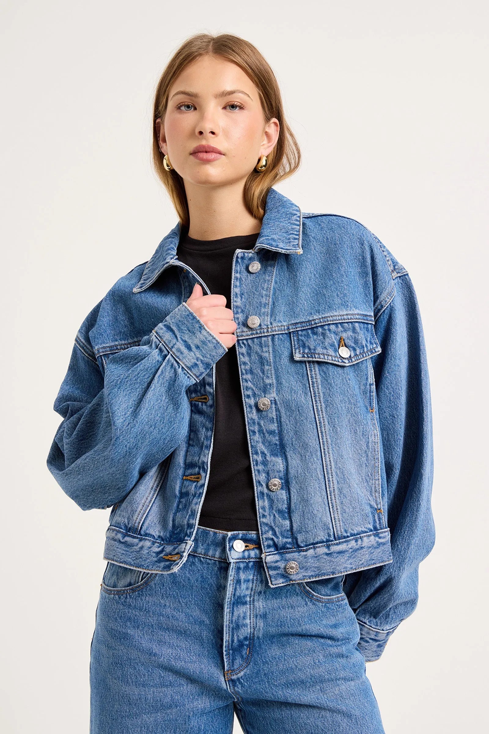 Denim Swing Jacket Soho Vintage