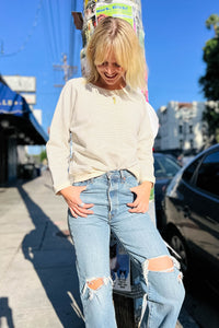 Ribcage Straight Ankle - Queen Mother Bottoms Levi's